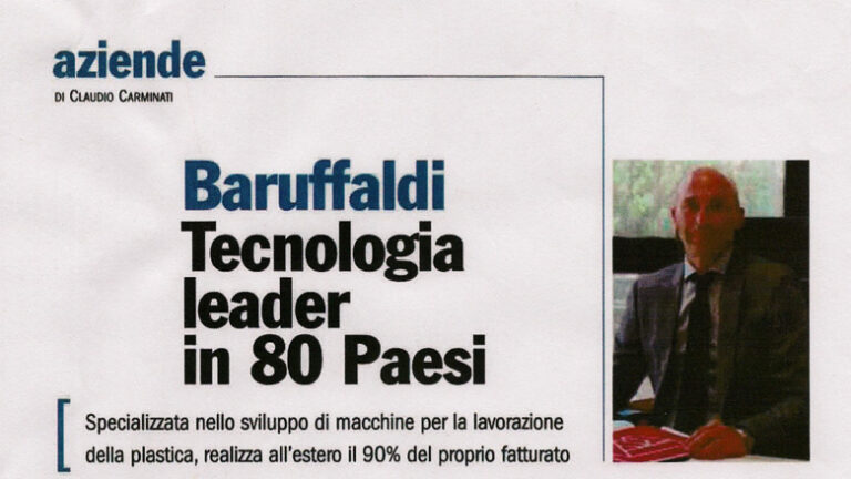 “Baruffaldi – leader in technology in 80 countries”: an article in Ferrara Industria