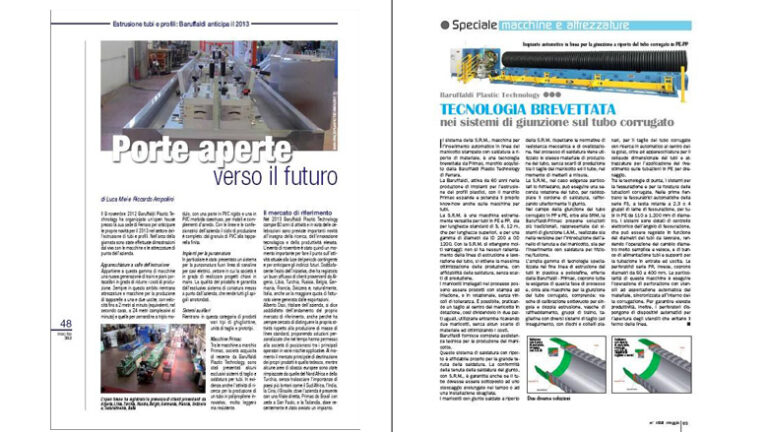 Macplas and Impianti&Building the best Italian magazines for Plastics Industry speaks about us
